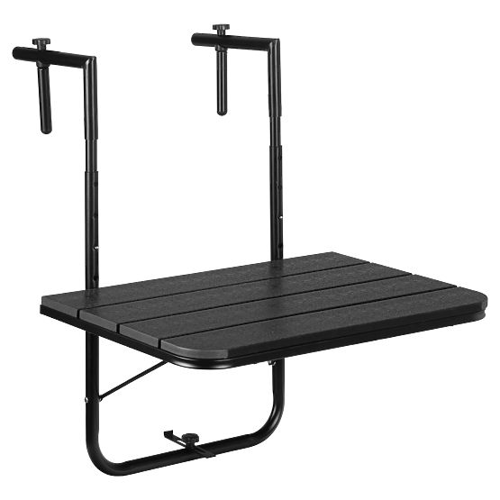 Zložljiva balkonska miza ARETTO črna