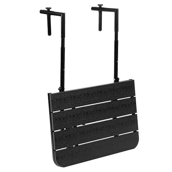 Zložljiva balkonska miza ARETTO črna