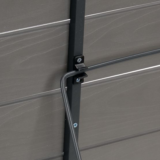 Zložljiva balkonska miza ARETTO siva