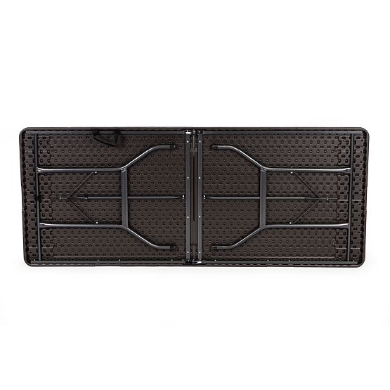 Zložljiva catering banketna vrtna miza 180 cm rjava ModernHome