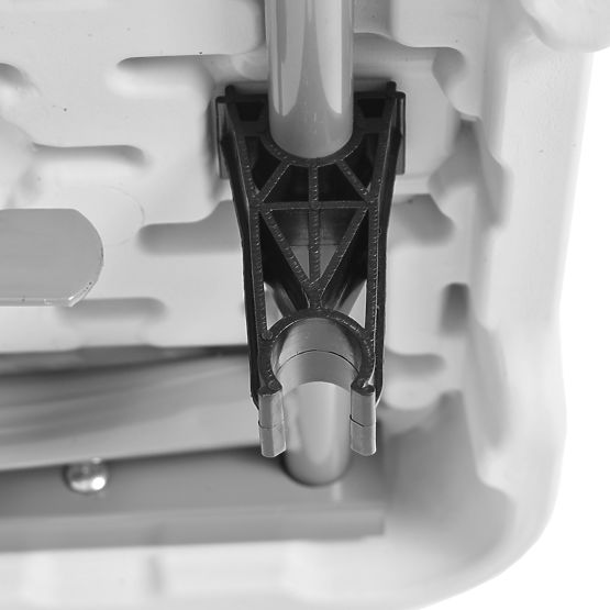 Zložljiva catering klop 180 cm bela