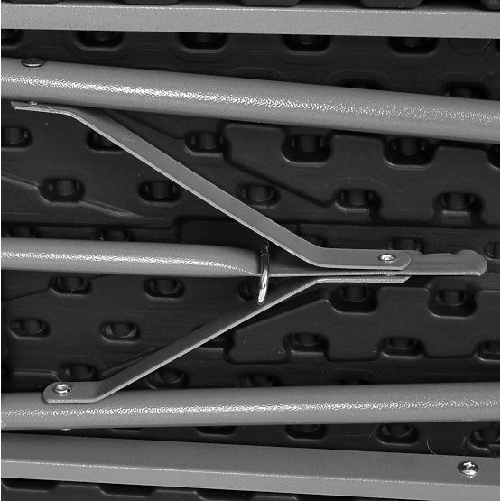 Zložljiva catering klop 180 cm črna