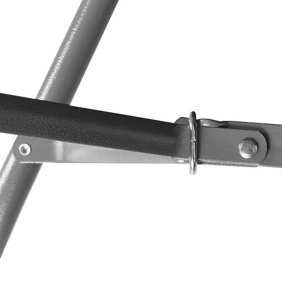 Zložljiva catering klop 180 cm črna