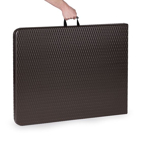 Zložljiva catering vrtna banketna miza 180 cm ratan ModernHome