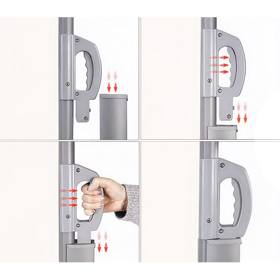 Zložljiva markiza 300x180 cm stranska roleta paravan za vrt na teraso bež