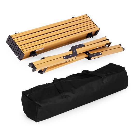 Zložljiva turistična miza 60x60 cm kamping z vrečko MultiGarden