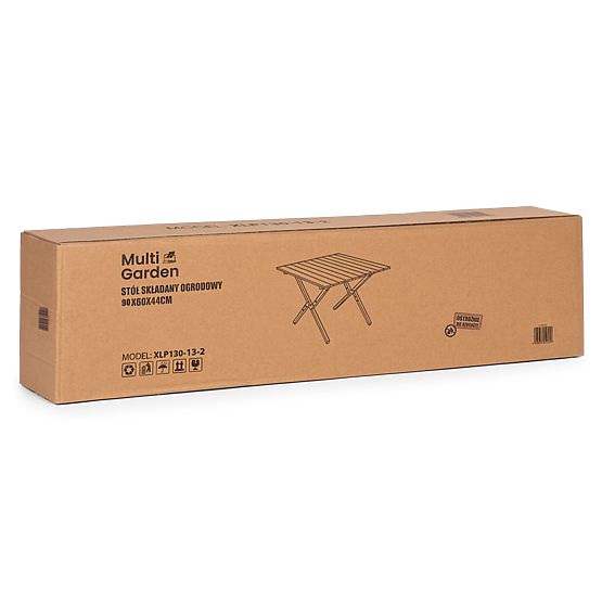 Zložljiva turistična miza 90x60 cm kamping z vrečko MultiGarden