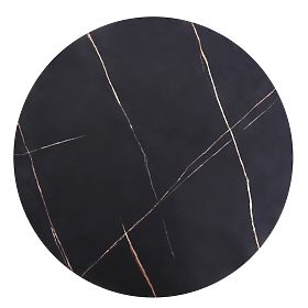 ANTICA konferenčna miza plošča - črni marmor, okvir - črna (2p=1ks), Halmar