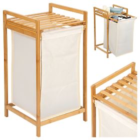 bambusova košara za perilo ali igrače HANOI 1 predal