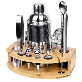 Barmanska set CHESTER kromirana 12 delov