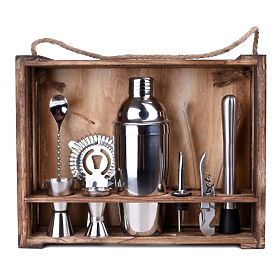 Barmanski set LOGAN 11 elementov s škatlo