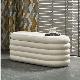 BLISS klop s shranjevalnim prostorom, kremna (1p=1ks)