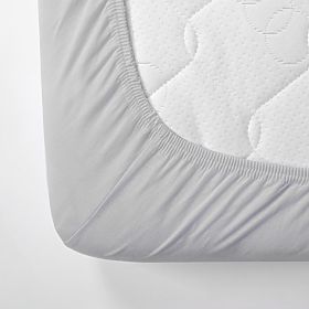 Bombažna rjuha 200x90 cm - siva