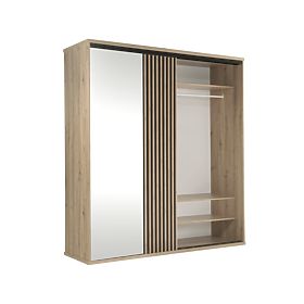 CALI velika garderobna omara z letvicami C15 artisan, Halmar