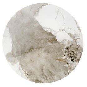 CECILIA_S konferenčna mizica bel marmor / siva / zlata (2p=1ks), Halmar