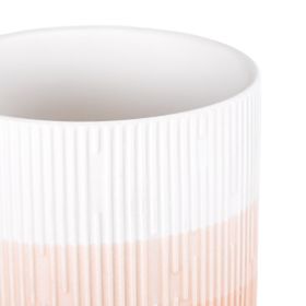 Cvetlični lonec FINO koralna barva moderni slog za notranjost ameliahome