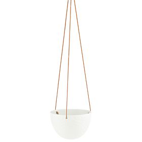 Cvetlični lonec LOKAI kremna barva boho stil za notranjost ameliahome