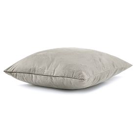 Dekorativna prevleka za blazino PEACOCK barva cappuccino z vtisnjenim živalskim motivom v slogu glam