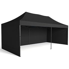 Ekspresni poslovni paviljon - 3x6 m - črna, Bauerkraft