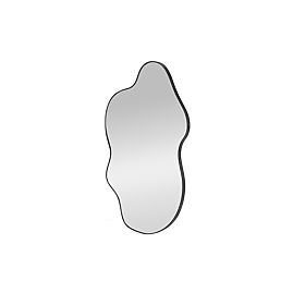 ESSENT stensko ogledalo, črno (1p=1kos), Halmar