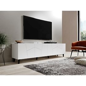 ETNA TV omarica bela mat/bela mat, Halmar