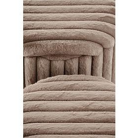 FIDO set 2 pufov, cappuccino / zlata (1p=1kpl)