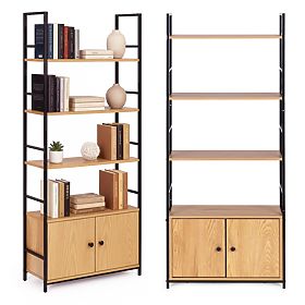 Industrijska loft polica s omarico 4 police ModernHome, MODERNHOME