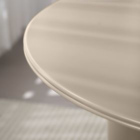 Jedilna miza Kairo 120 cm, okrogla, temno bež