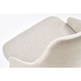 Jedilni stol TOLEDO - meden hrast/krem, Halmar