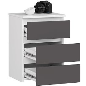 KOMODA CL3/40 PK BELA / SIVA