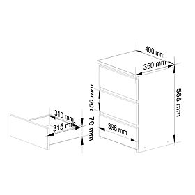 KOMODA CL3/40 PK GRAFIT SIVA