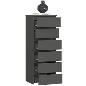 KOMODA CL6 PK GRAFIT SIVA