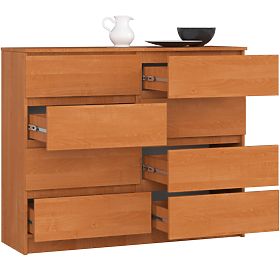 KOMODA K 120 cm 8 PREDALOV PK JELŠA
