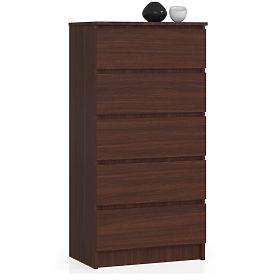 KOMODA K 60 cm 5 PREDALOV PK WENGE