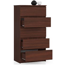 KOMODA K 60 cm 5 PREDALOV PK WENGE