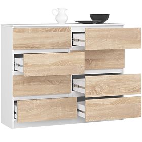 KOMODA K120 8SZ PK BELA / SONOMA