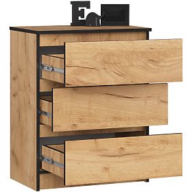 KOMODA K60 3SZ CLP PK HRAST CRAFT