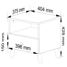 KOMODA MOBI K-01 BELA ČRNA