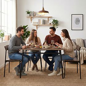Komplet pohištva za jedilnico kuhinja miza + 4 stoli MALMO ModernHome