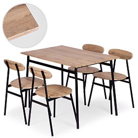 Komplet pohištva za jedilnico kuhinja miza + 4 stoli OSLO ModernHome