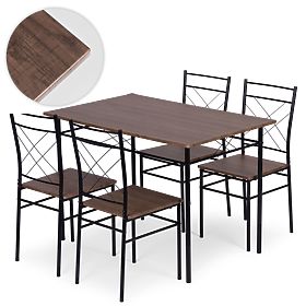 Komplet pohištva za jedilnico kuhinja miza + 4 stoli VERONA ModernHome