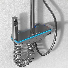 Komplet za prhanje REA Savio z LED zaslonom Titan, Rea