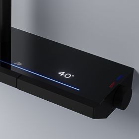 Komplet za prhanje s termostatom REA Pedro Črna, Rea