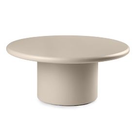 Konferenčna miza Arce 80 cm, temno bež, mat