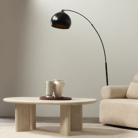 Konferenčna miza Cameron 130 cm, travertin