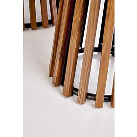 Konferenčna miza CARINA bež marmor / oreh (2p=1ks), Halmar