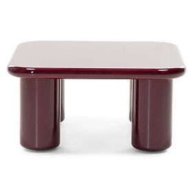 Konferenčna miza Cherry 70 cm, bordo/višnja, sijajna, lectus