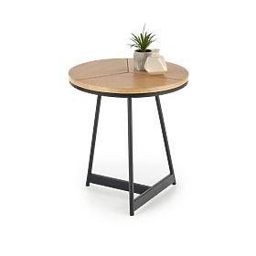 Konferenčna miza KARIDA-S naravni hrast/črna (1p=1ks), Halmar