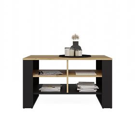 Konferenčna miza Modern 4P SLIM DUB ARTISAN ČRNA