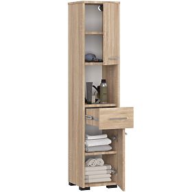 KOPALNIŠKA OMARA FIN STOLP 30 2D 1SZ 1W 140cm PK SONOMA
